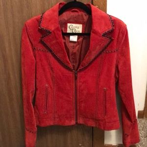 Cripple Creek Red Leather Jacket